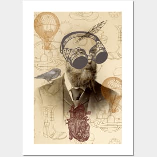 Steampunk Inventor Posters and Art